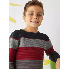 Colourblock Ottoman Sweater Multicolor