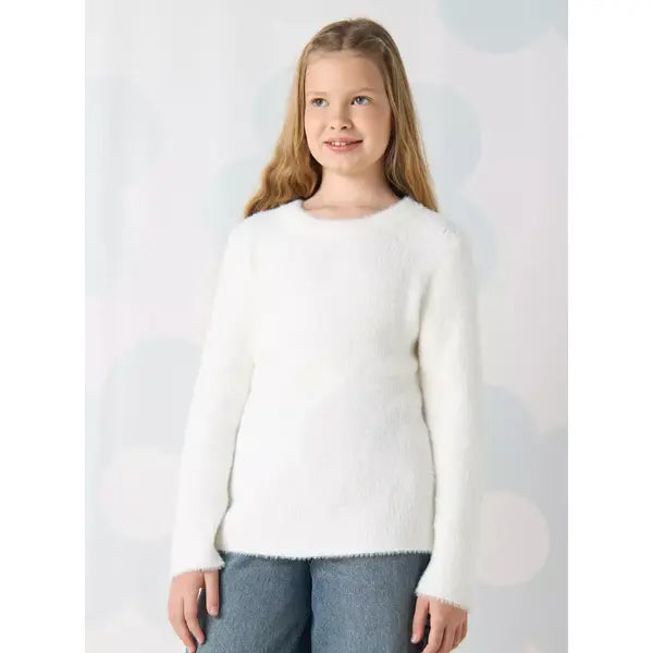 Textured Sweater White