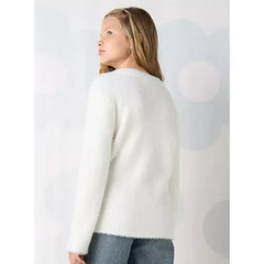 Textured Sweater White
