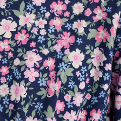 Max fashion All-Over Floral Print Sweat Dress blue