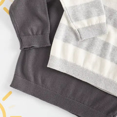 Max fashion Pack of 2 - Assorted Sweater with Button Closure gray