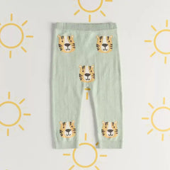 Max fashion All-Over Tiger Print Cotton Sweater and Pants Set