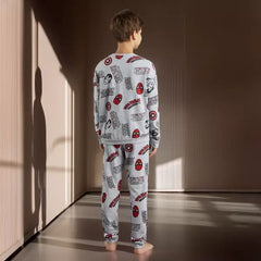 Max fashion All-Over Marvel Print Pyjama Set gray