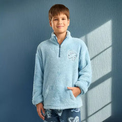 Max fashion Athletic League Print Pyjama Set blue