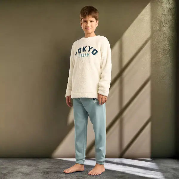 Max fashion Typographic Print Pyjama Set multicolour