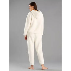 MAX FASHION Angel Detail Pyjama Set-Cream