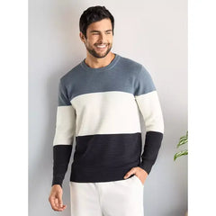 Panelled Ottoman Sweater Multicolour