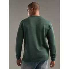 Reindeer Detail Sweater Green