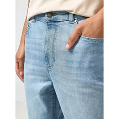 MAX FASHION Plain Carrot Fit Jeans-Blue