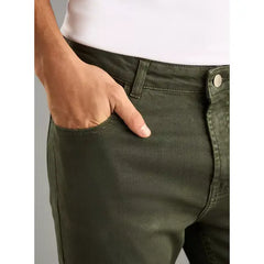 MAX FASHION Carrot Fit Jeans-Green