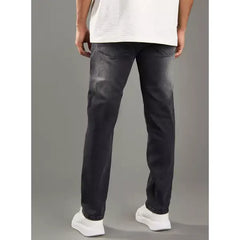 MAX FASHION Plain Slim Fit Jeans-Black
