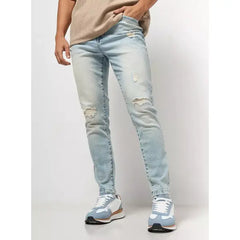MAX FASHION Carrot Fit Mid-Rise Jeans-Blue