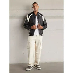 Max Fashion Plain Puffer Jacket - Black