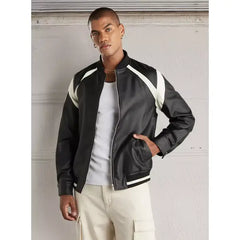 Max Fashion Plain Puffer Jacket - Black