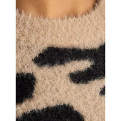 Jacquard Sweater with Long Sleeves
