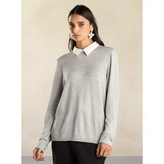 Twofer Sweater Gray