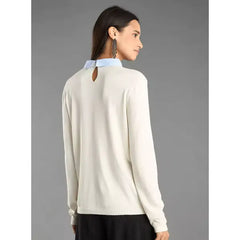 Twofer Sweater White