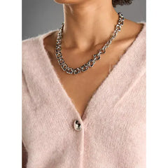 Textured Cardigan with Button Closure Pink