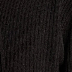 Textured Hooded Jumper black