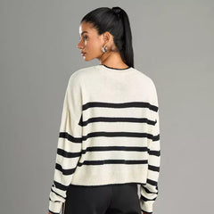 Striped Jumper Black