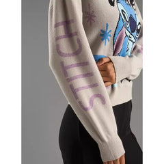 Stitch Print Sweater