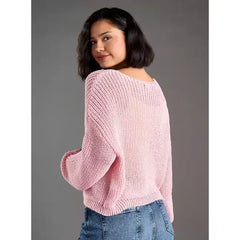 Textured Cardigan Pink