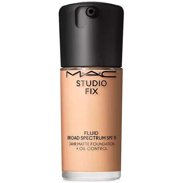 MAC Studio Fix Fluid SPF 15 24HR Matte Foundation with Oil Control for Long Lasting Coverage ,1 oz