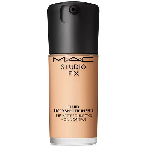 MAC Studio Fix Fluid SPF 15 24HR Matte Foundation with Oil Control for Long Lasting Coverage ,1 oz