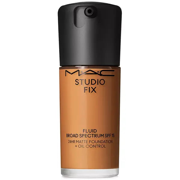 MAC Studio Fix Fluid SPF 15 24HR Matte Foundation with Oil Control for Long Lasting Coverage ,1 oz