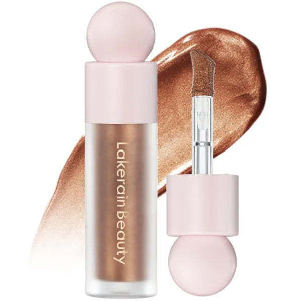 Erinde Liquid Highlighter, Face Bronzer Stick, Natural Glossy Finish, Lightweight Blendable Silky Smooth Cream Illuminator, Cruelty-Free