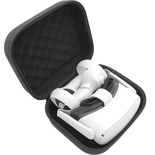 CASEMATIX Hardshell Protection Case For Meta Quest 2 VR Headsets (EVA9-OCS2-SLIM) - Black