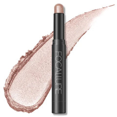 FOCALLURE Shimmer and Matte Cream Eyeshadow Stick,Smooth Brilliant Eye Brightener Pencil for Women,Long Lasting Waterproof Eye Shadow and Liners Makeup