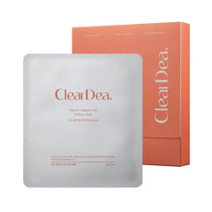 ClearDea Mucin Collagen Peptide Hydrogel Mask Plant Mucin & 7 Collagen Complex Hydrating & Firming Facial Sheet, 5 Pack Korean Skincare Glow Essentials