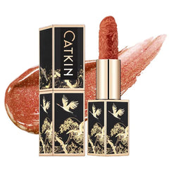 CATKIN Semi-Matte Lipstick Hydrating High Impact Color Infused with Vitamin E and Avocado Oil Smooth Soft Texture Long Lasting Matte Finish