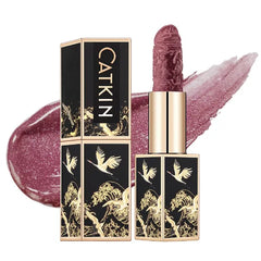 CATKIN Semi-Matte Lipstick Hydrating High Impact Color Infused with Vitamin E and Avocado Oil Smooth Soft Texture Long Lasting Matte Finish