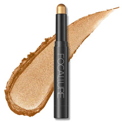 FOCALLURE Shimmer and Matte Cream Eyeshadow Stick,Smooth Brilliant Eye Brightener Pencil for Women,Long Lasting Waterproof Eye Shadow and Liners Makeup