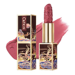 CATKIN Semi-Matte Lipstick Hydrating High Impact Color Infused with Vitamin E and Avocado Oil Smooth Soft Texture Long Lasting Matte Finish