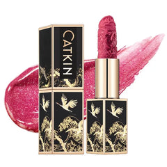 CATKIN Semi-Matte Lipstick Hydrating High Impact Color Infused with Vitamin E and Avocado Oil Smooth Soft Texture Long Lasting Matte Finish