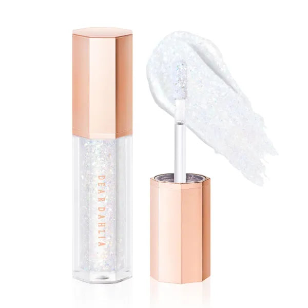 DEAR DAHLIA Paradise Shine Eye Sequins – Lightweight Vegan Liquid Glitter Eyeshadow with High-Shine Pearl Finish