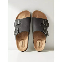 Buckle | Accent Slip-On Sandals - Black