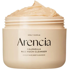 Arencia Korean Rice Mochi Face Cleanser & Daily Scrub – 2-in-1 Brightening, Deep Cleansing & Pore Refining Face Wash, 4.23 Ounce (Pack of 1)
