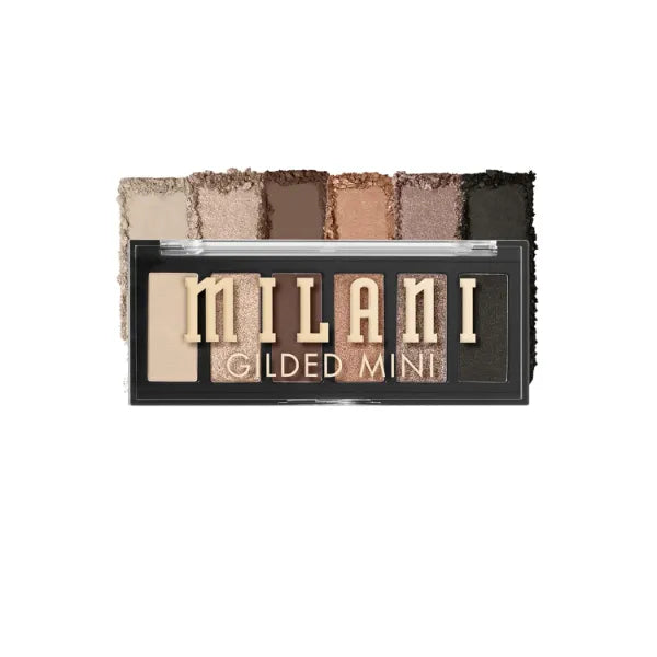 Milani Gilded Mini Eyeshadow Palette with 6 Matte & Shimmer Hues