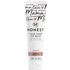 The Honest Company Mama Care Essentials Gift Set + Mama Calm Your Nip Balm | Postpartum Hospital Bag Must Haves | Travel Size Skincare Set with Reusable Pouch | Soothing Nipple Cream for Nursing