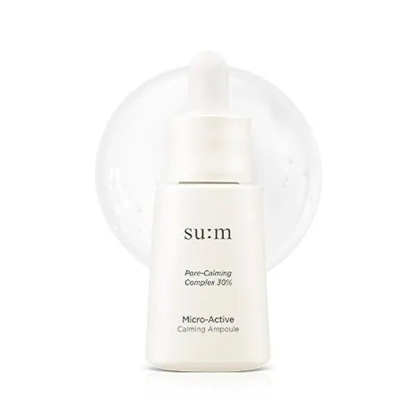 SU:M Micro Active High Potency Serum for Immediate and Firming, All Skin Types, Korean Skin Care. Pure Vitamin C & E, Niacinamide.