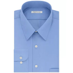 Van Heusen Men's Fit Poplin Solid Dress Shirt