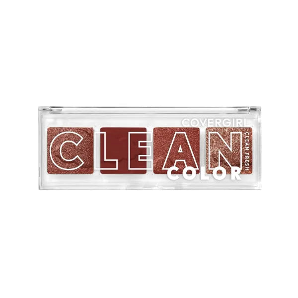 COVERGIRL Clean Fresh Clean Color Eyeshadow Palette, Shimmer Finish, Vegan Formula