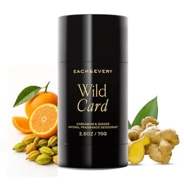 Each & Every Aluminum Free Deodorant for Men & Women - All Natural Deodorant for Sensitive Skin, EWG Verified - Clean, Baking Soda Free, Plant-Based Fragrance, 2.5oz