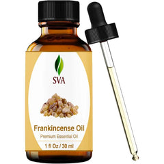 SVA ORGANICS Essential Oil 100% Natural Oil for Diffuser, Hair Care, Face, Skin Care, Aromatherapy, Scalp and Body Massage with Dropper - 1 Fl Oz