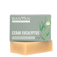 Banyan Botanicals Neem & Aloe Soap Calming and Soothing Soap for Sensitive Skin With Organic Neem Leaf, Aloe Vera, and Vetiver Essential Oil 4 oz Bar Free of Sulfates, Phthalates & Parabens