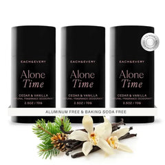 Each & Every Aluminum Free Deodorant for Men & Women - All Natural Deodorant for Sensitive Skin, EWG Verified - Clean, Baking Soda Free, Plant-Based Fragrance, (3 Pack, 2.5oz)